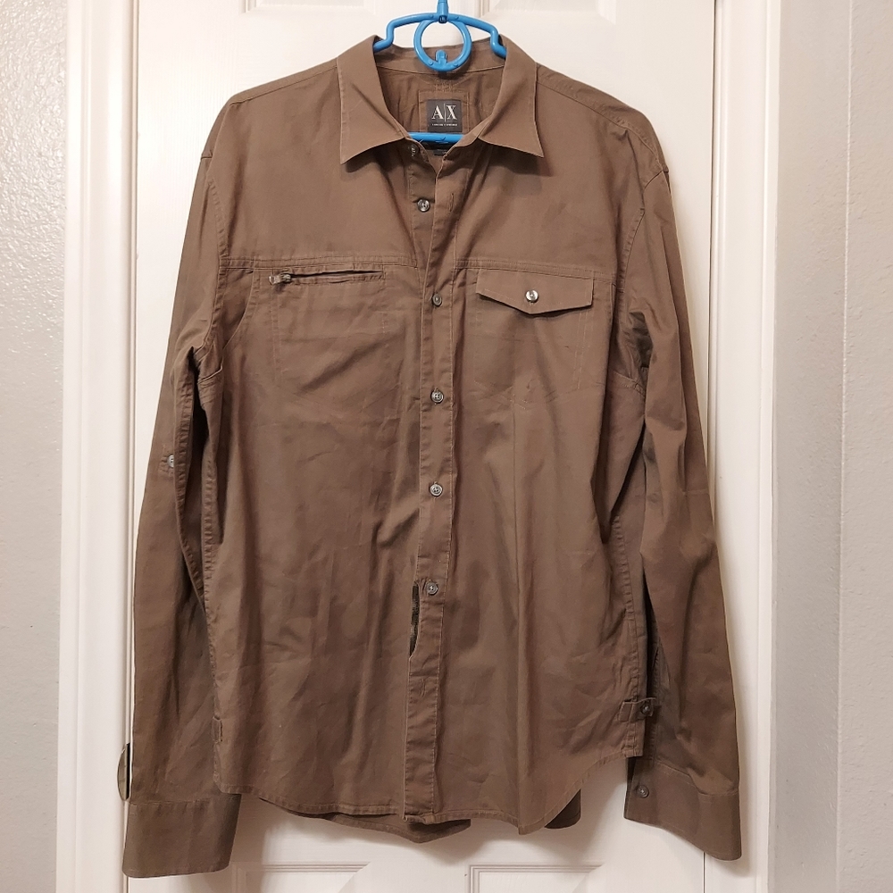 Armani exchange slim fit shirt